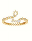 Signature Pavé Initial Ring