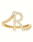 Signature Pavé Initial Ring