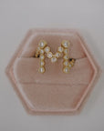 Signature Pavé Initial Ring