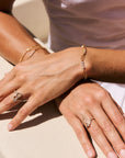 Signature Pavé Initial Ring