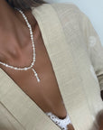 Luna Drop Pearl Necklace