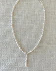 Luna Drop Pearl Necklace