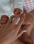 Signature Pavé Initial Ring