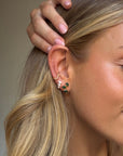 Emerald Arc Studs