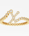 Signature Pavé Initial Ring