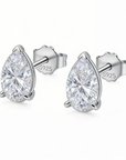 la Pera Stud 2 Carat
