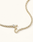 Signature Pavé Initial Necklace