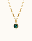 Emerald Nomad Pendant & Necklace Set