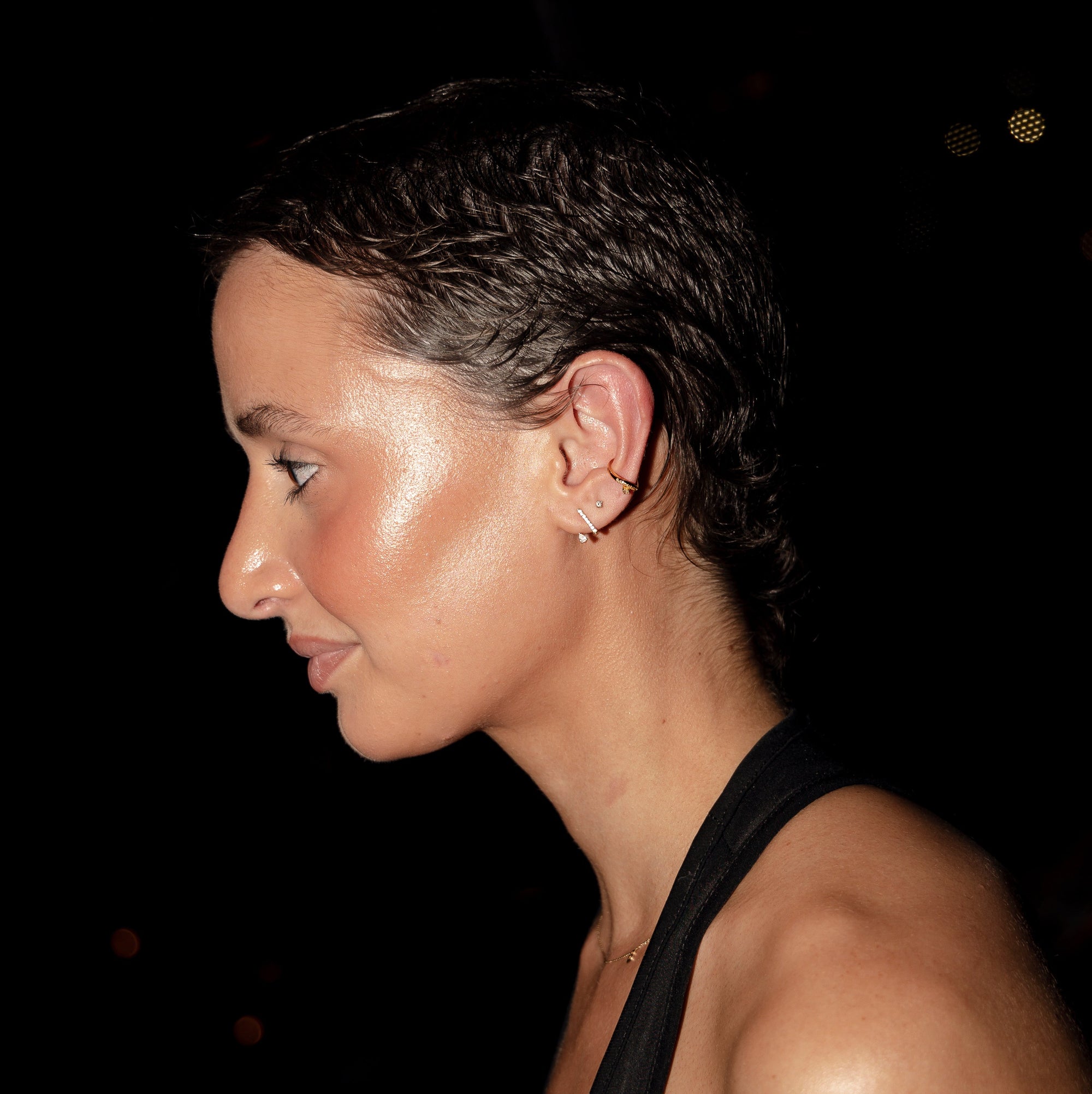 Eclipse Arc Illusion Earrings