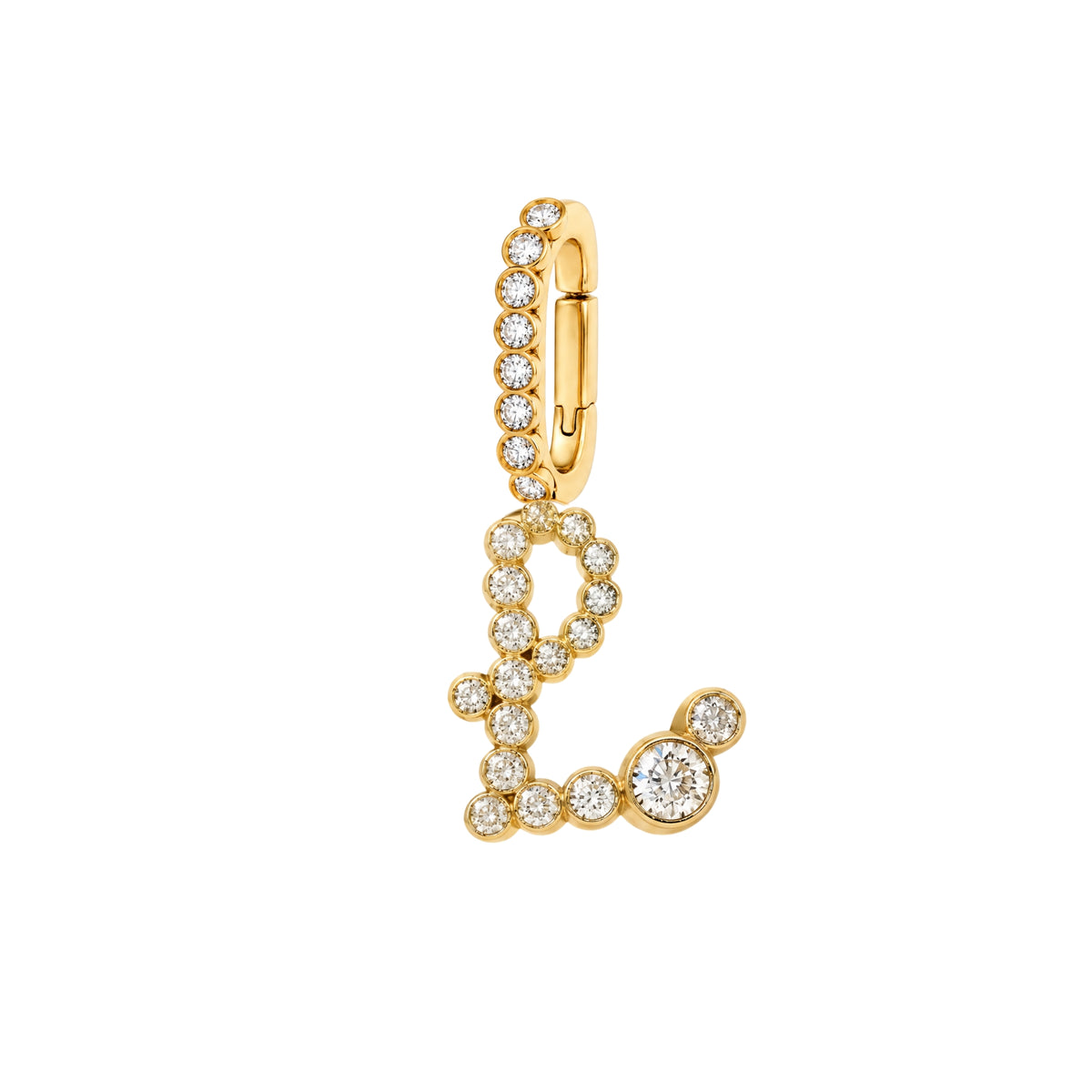 Signature Pavé Initial Pendant