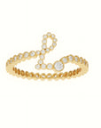 Signature Pavé Initial Ring