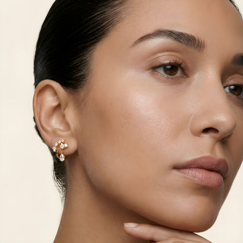 Aurora Earring & Stellar Climber Stack Set