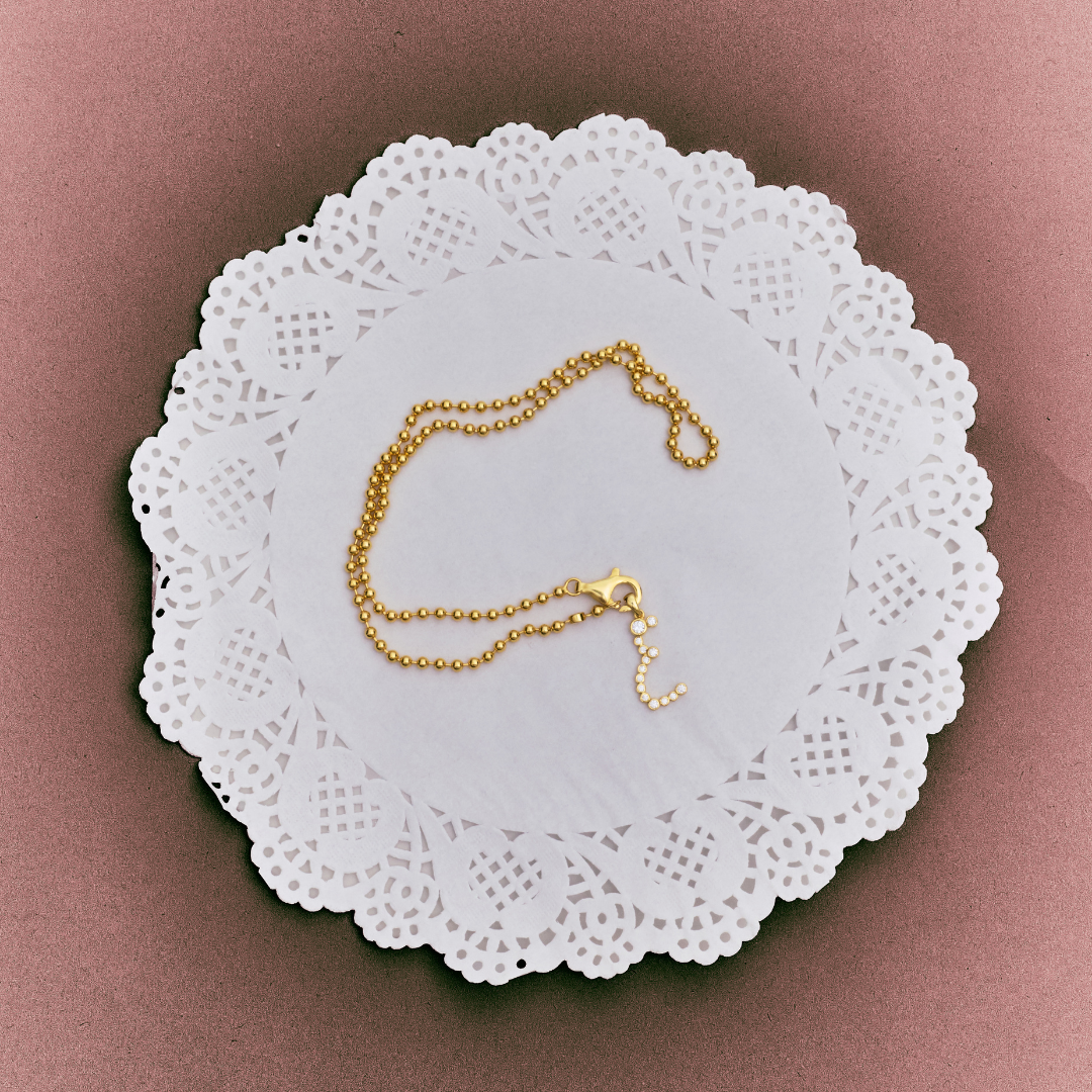Signature Pavé Initial Pendant