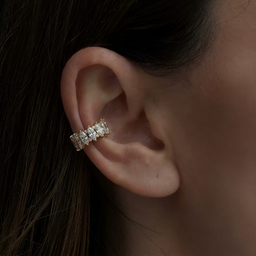 Marquise Graduated Diamond Cuff