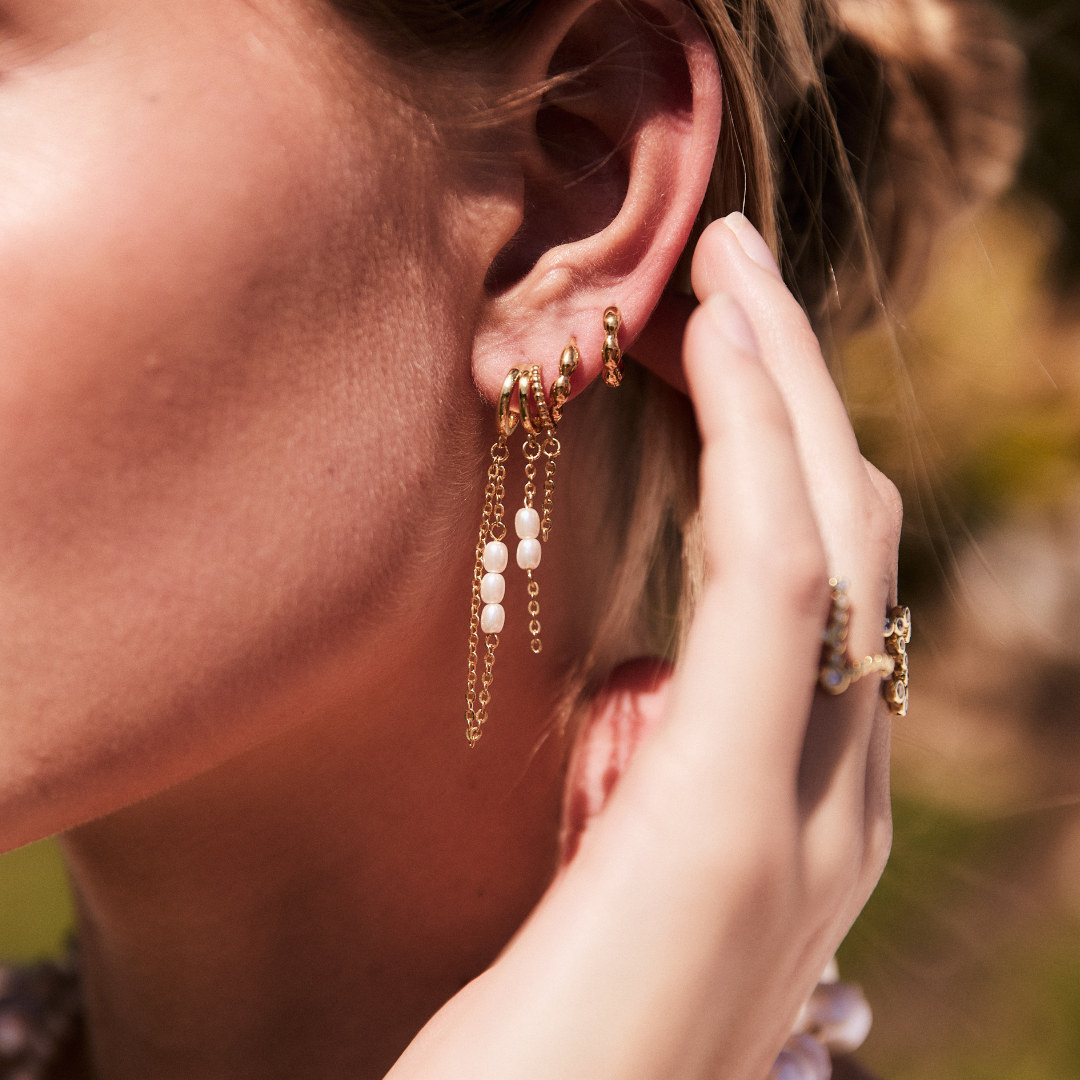 Luna Drip Illusion Earrings