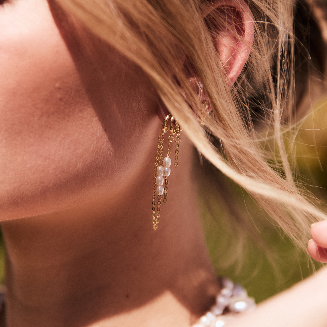 Luna Drip Illusion Earrings