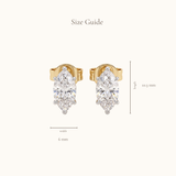 Marquise Diamond Stud