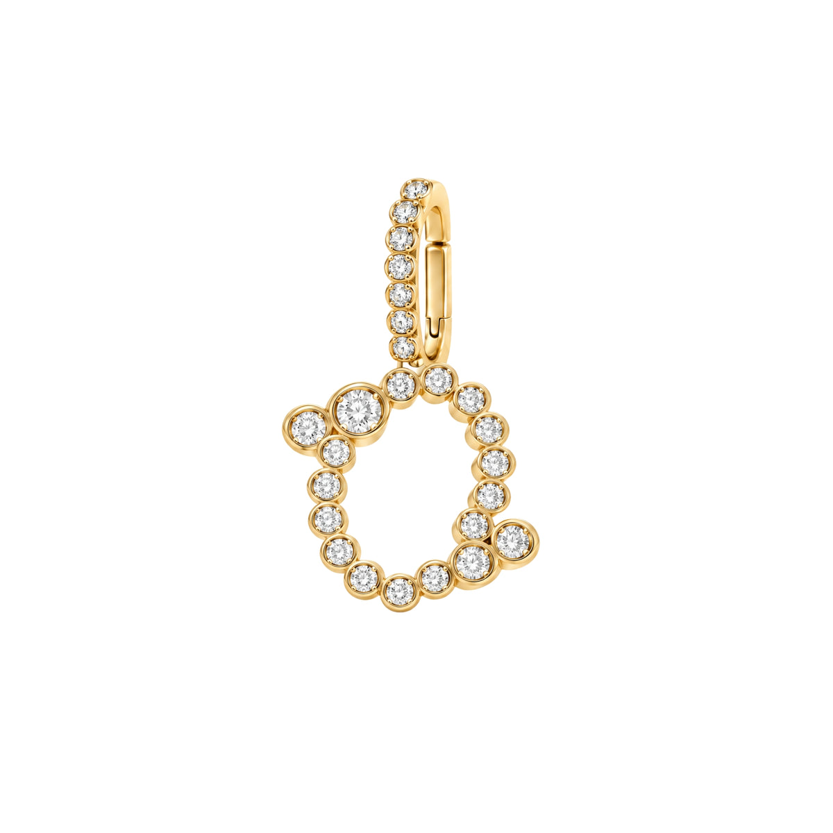Signature Pavé Initial Pendant