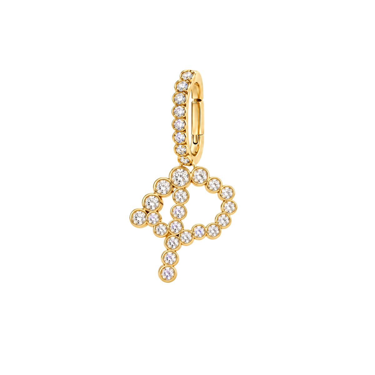 Signature Pavé Initial Pendant