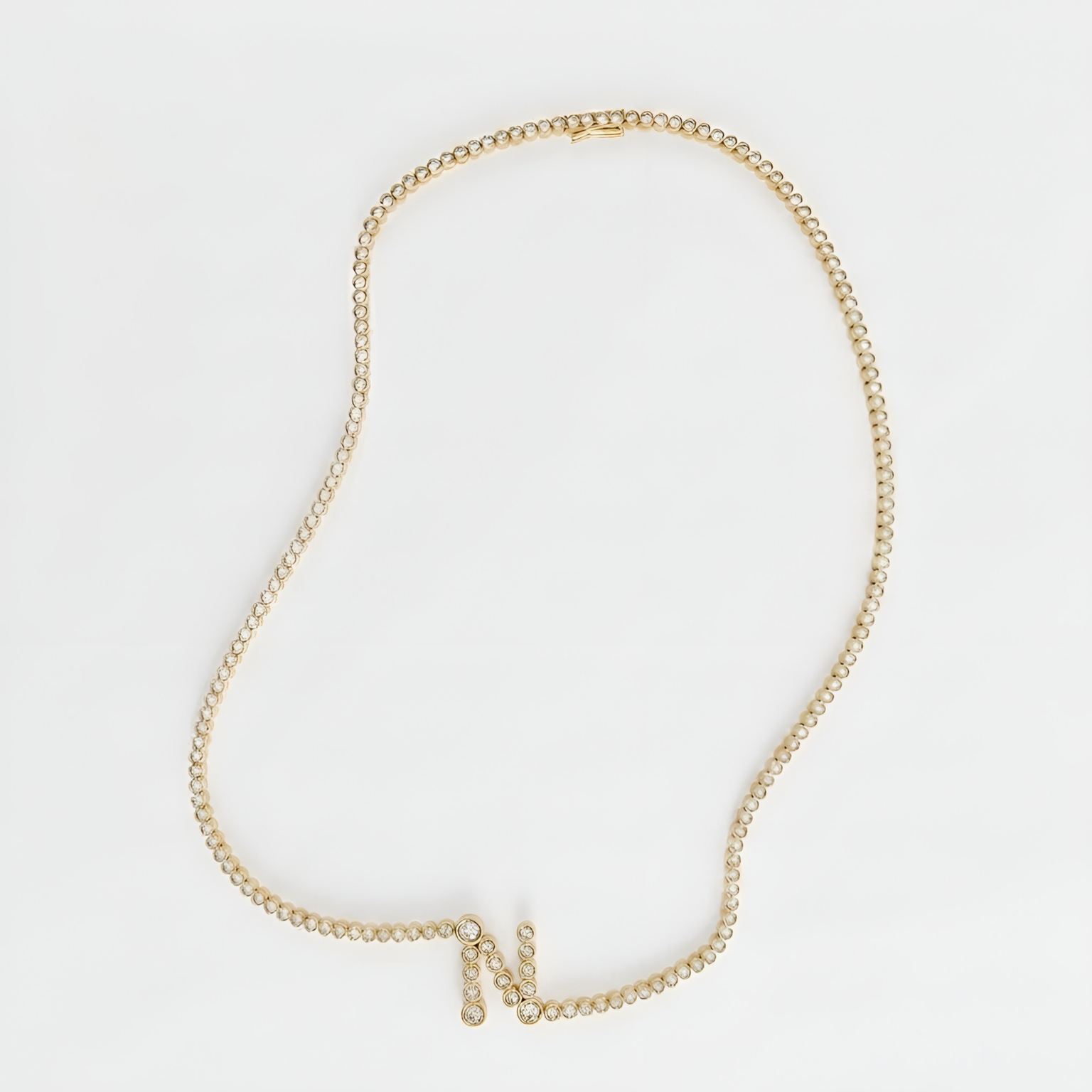 Signature Pavé Initial Necklace