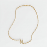 Signature Pavé Initial Necklace