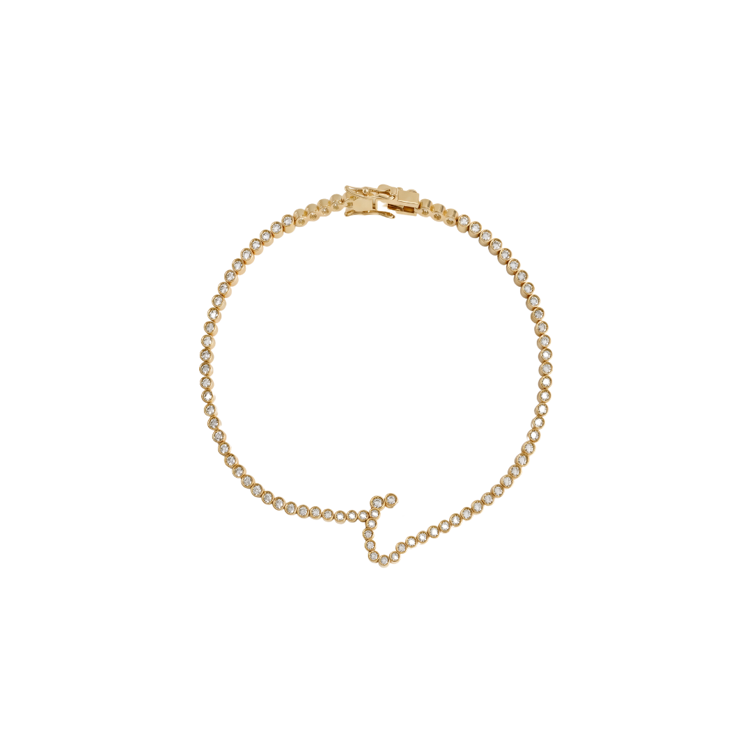 Bracciale Iniziale Pavé Signature