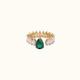 Emerald Cleo Ring