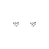 Diamond Heart Studs 1 Carat