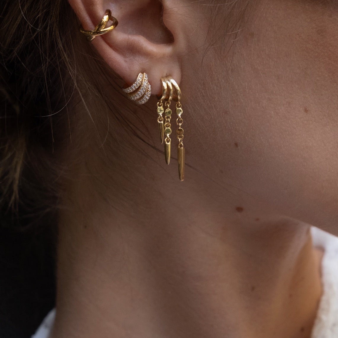 Aurum Illusion Earrings