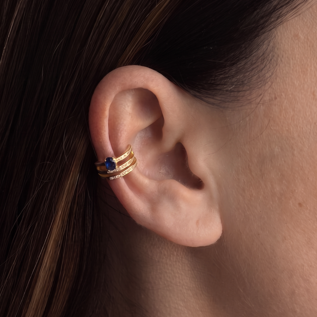 Esme Sapphire Piercless Cuff