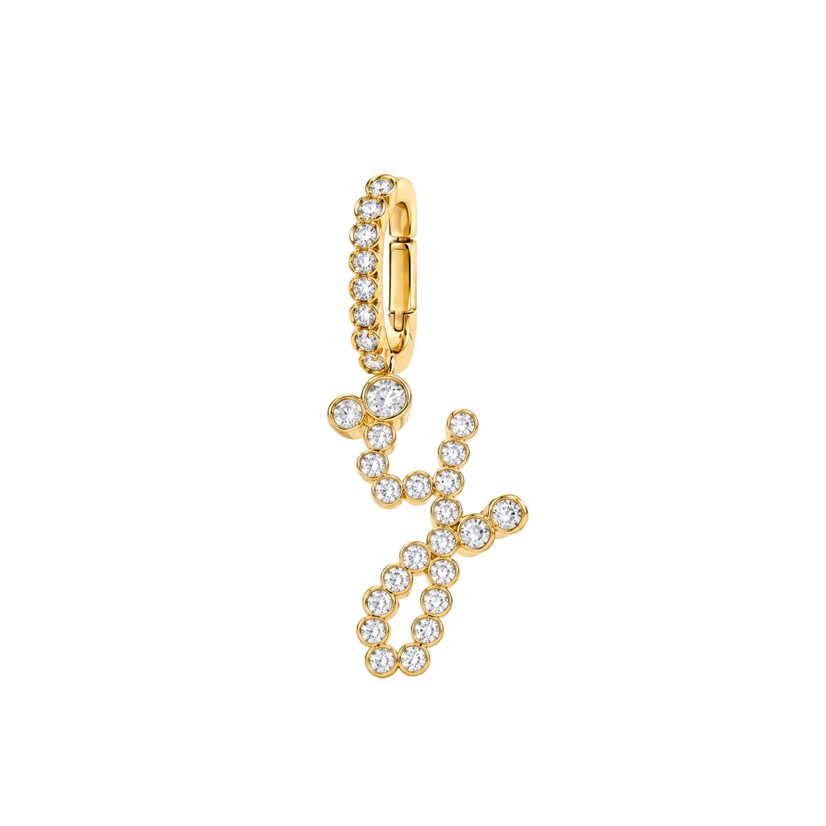 Signature Pavé Initial Pendant