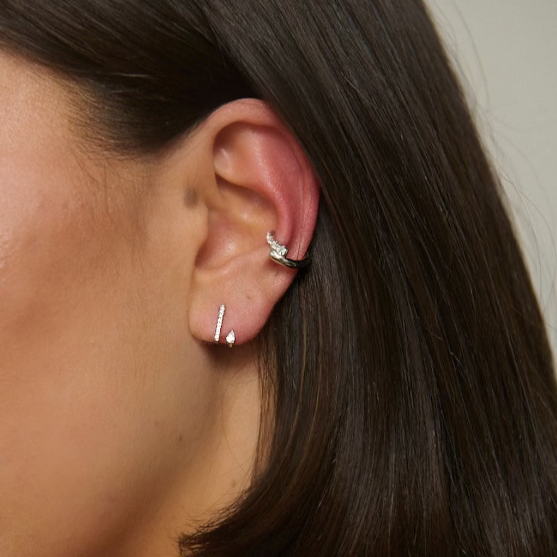 Eclipse Arc Illusion Earrings