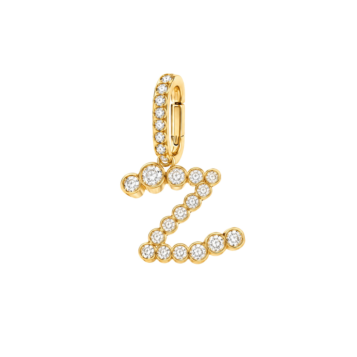 Signature Pavé Initial Pendant
