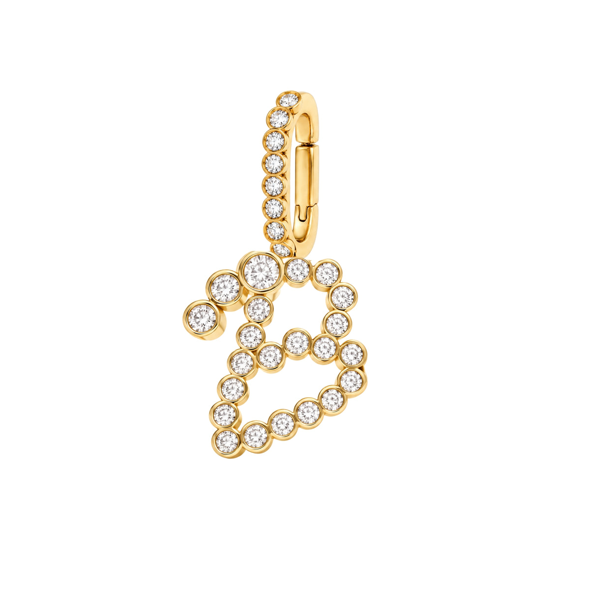 Signature Pavé Initial Pendant