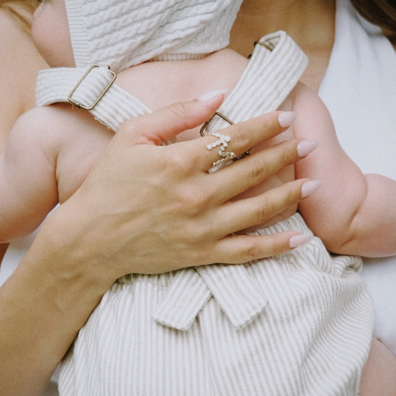 Signature Pavé Initial Ring