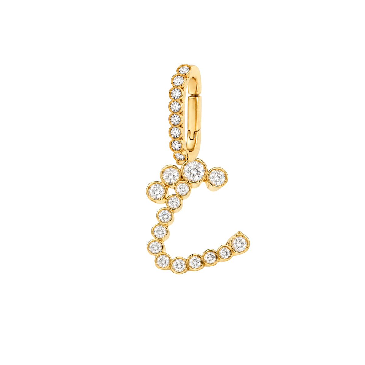 Signature Pavé Initial Pendant