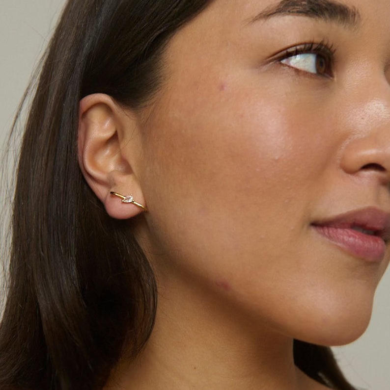 Sloane Pear Stud