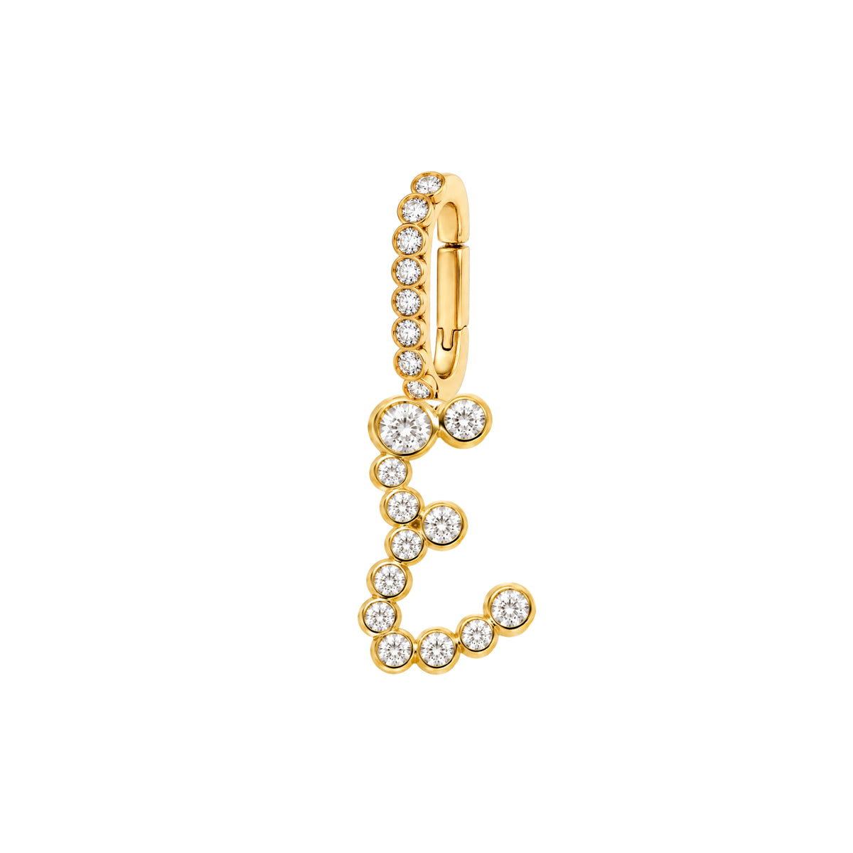 Signature Pavé Initial Pendant