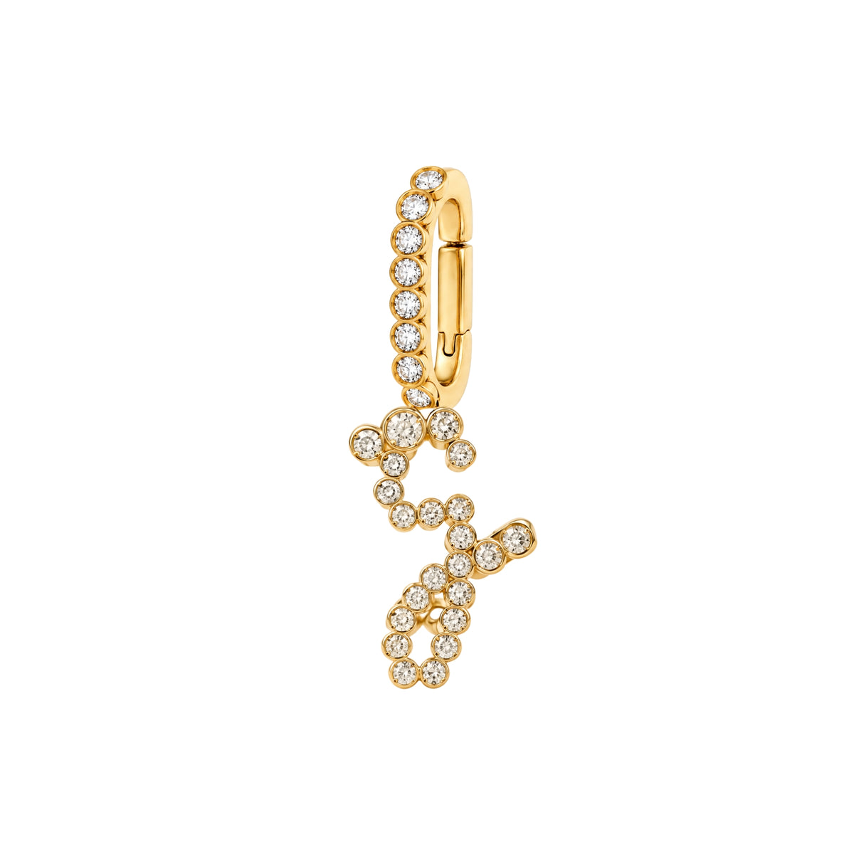 Signature Pavé Initial Pendant