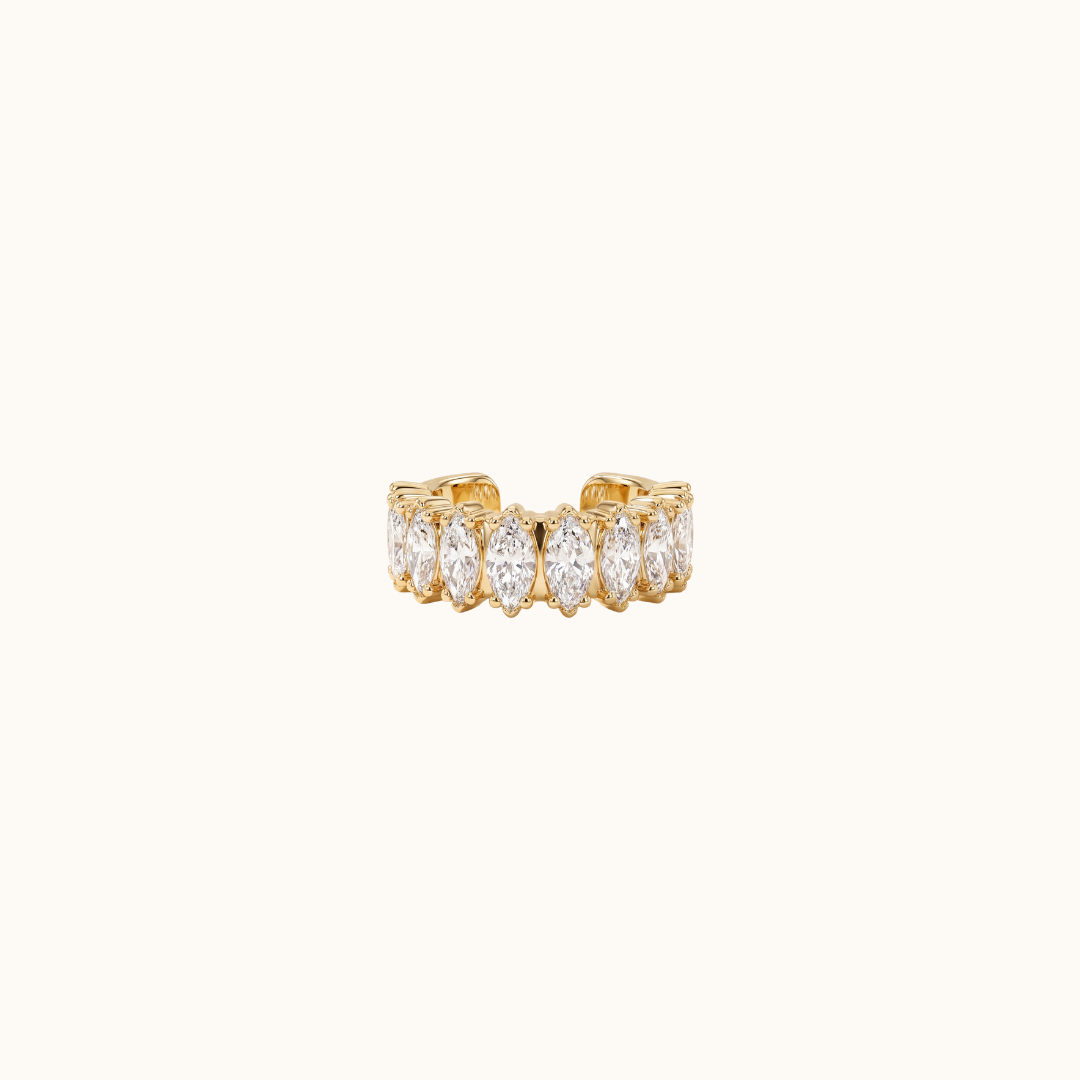 Marquise Graduated Diamond Cuff
