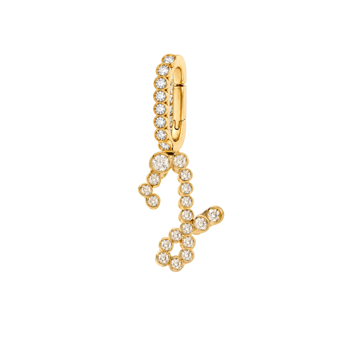Signature Pavé Initial Pendant