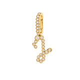 Signature Pavé Initial Pendant