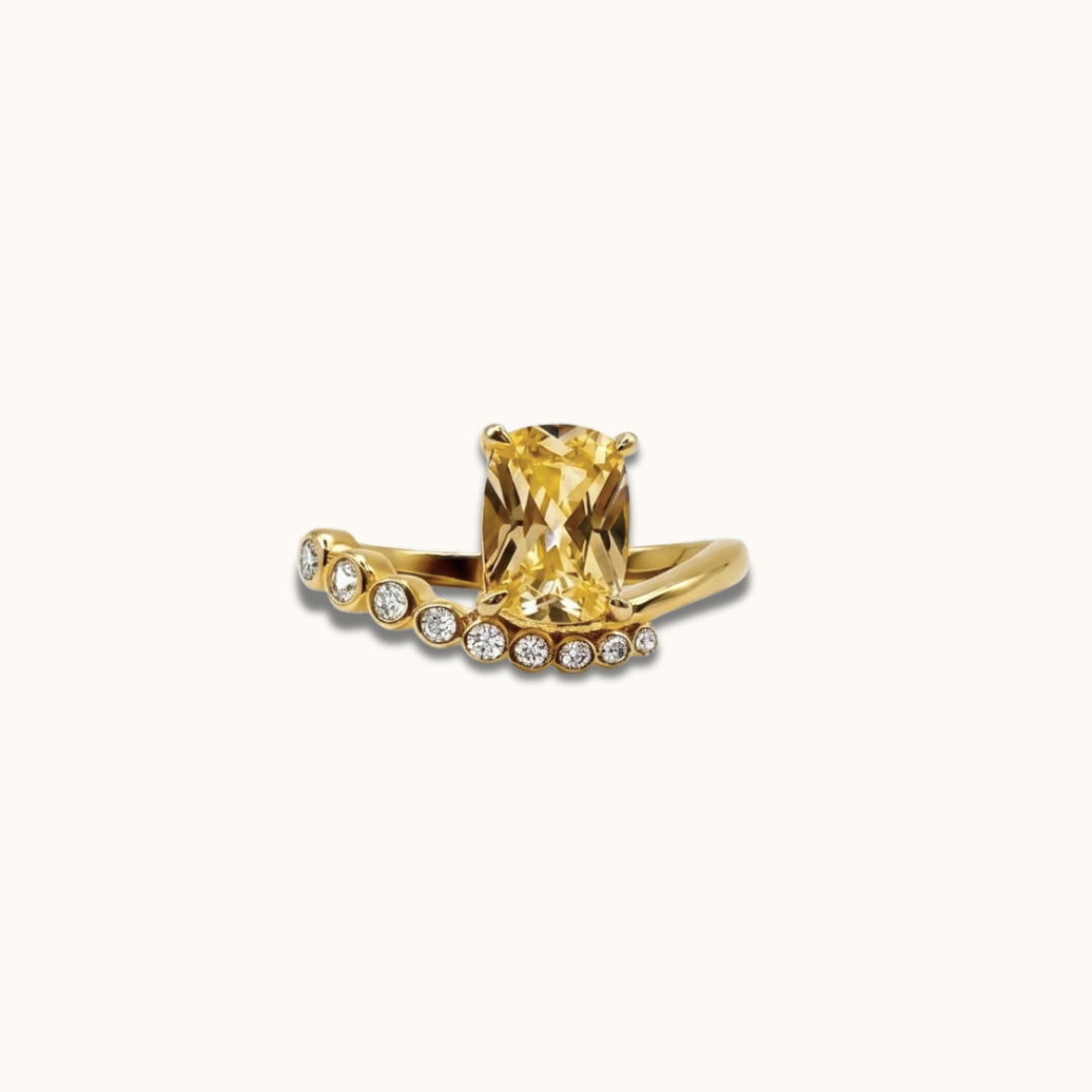 Luce Yellow Diamond Ring