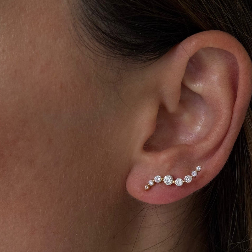 Celeste Curve Earrings