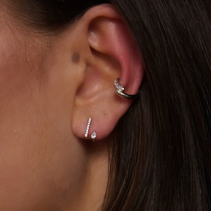 Eclipse Arc Illusion Earrings