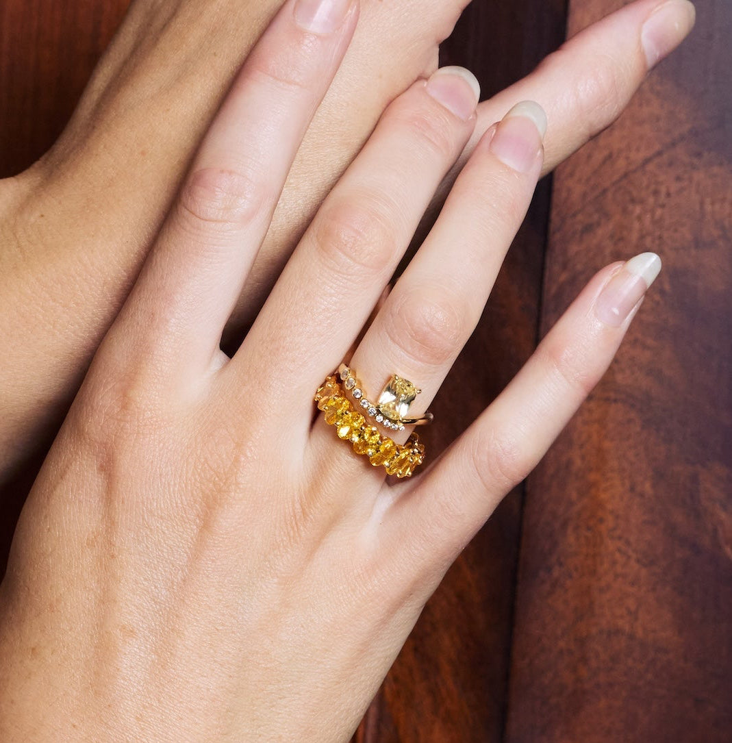 Luce Yellow Diamond Ring