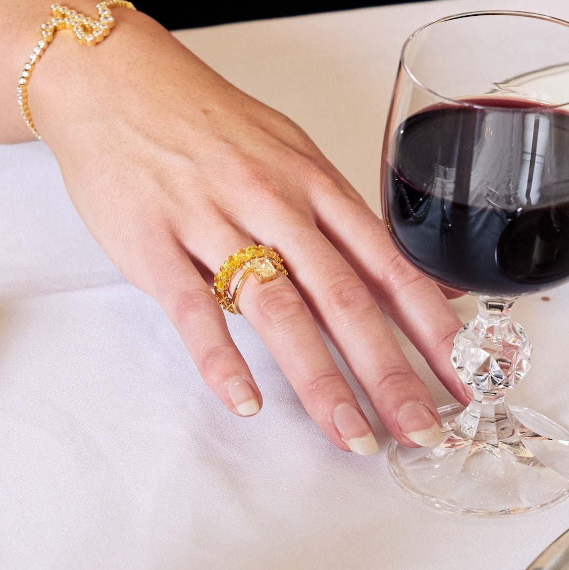 Rinascita Yellow Diamond Ring