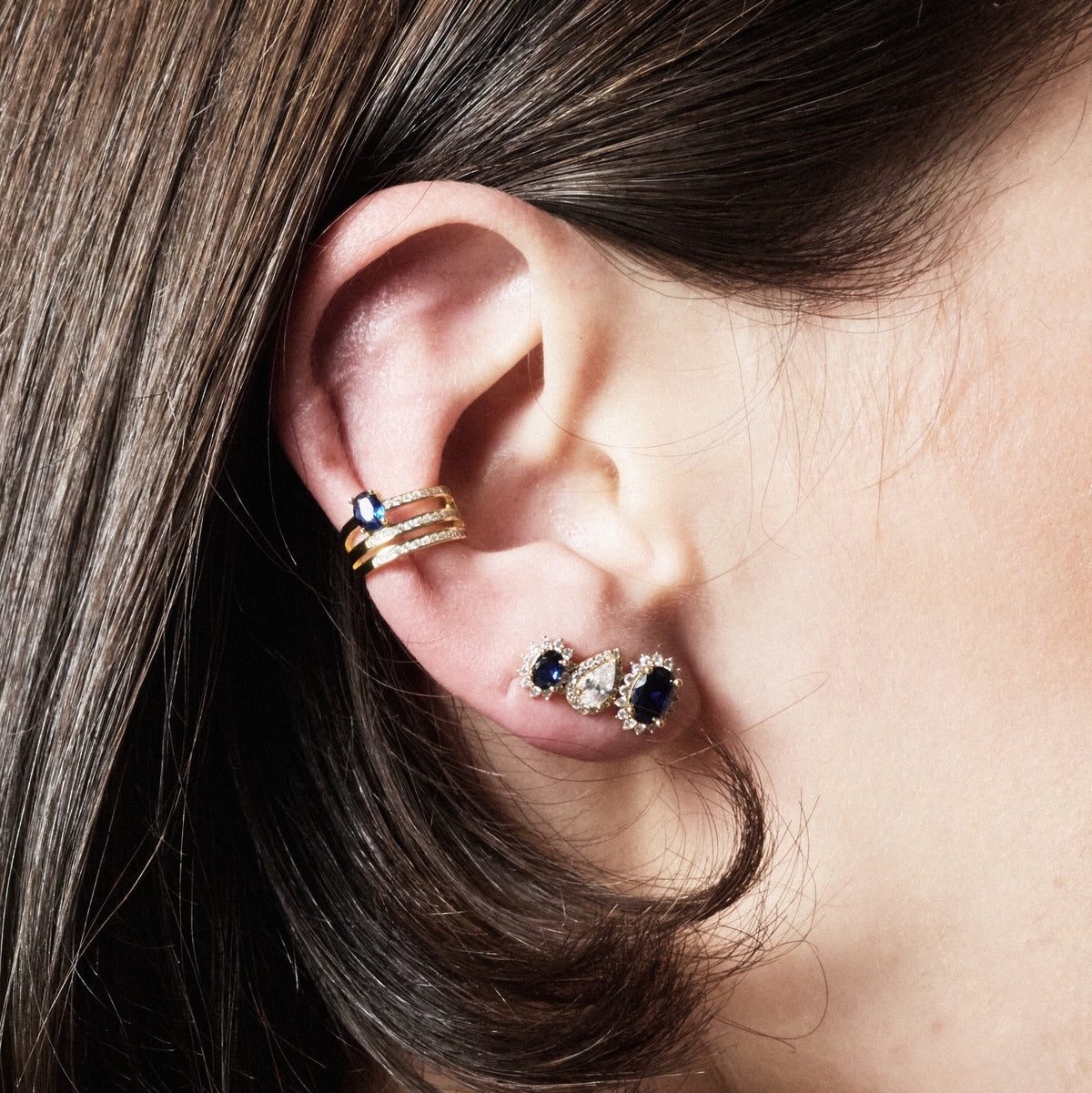 Esme Sapphire Piercless Cuff