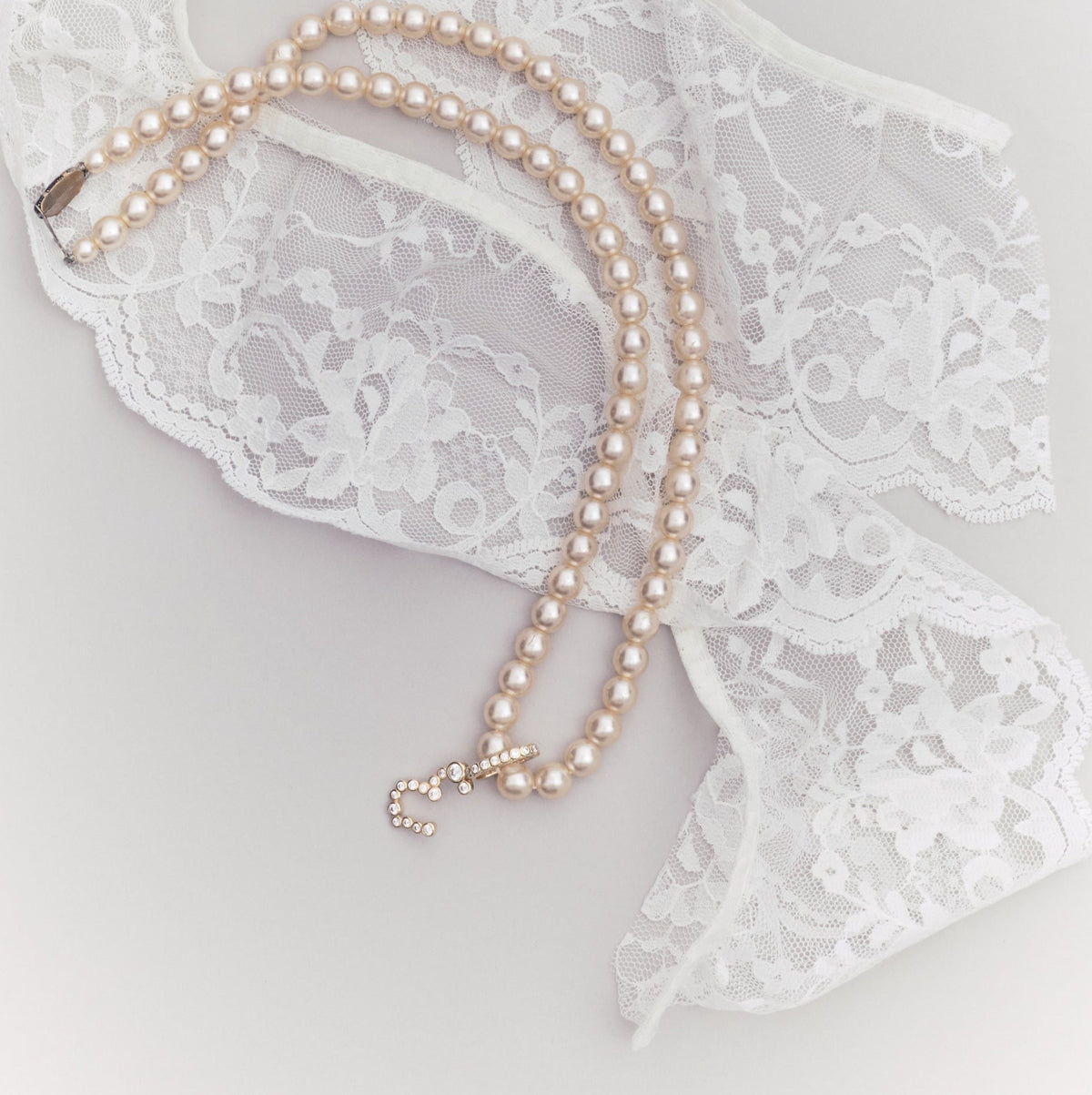 Signature Pavé Initial Pendant