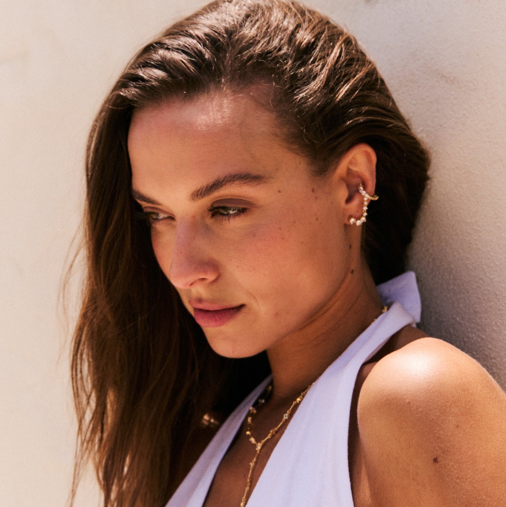 Cascade Pierceless Cuff Earrings